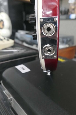 Lot 2136 - USA Rickenbacker 620 6 string red and white...