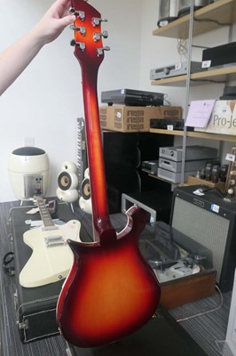 Lot 2136 - USA Rickenbacker 620 6 string red and white...
