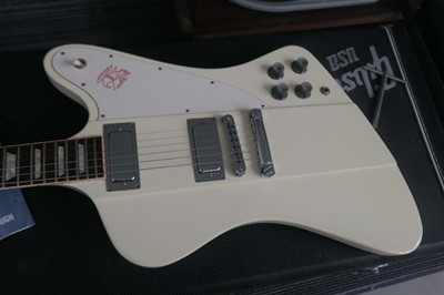 Lot 2137 - USA Gibson Firebird 6 string cream electric...