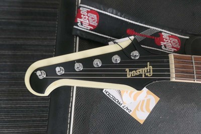 Lot 2137 - USA Gibson Firebird 6 string cream electric...