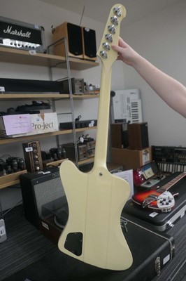 Lot 2137 - USA Gibson Firebird 6 string cream electric...