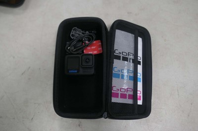 Lot 2146 - A GoPro 13, black with accessories