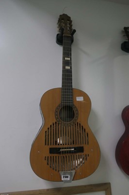 Lot 2180 - 6-string unbranded Resonator Guitar with steel...