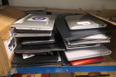 Lot 2199 - Selection of laptops for spares and repairs
