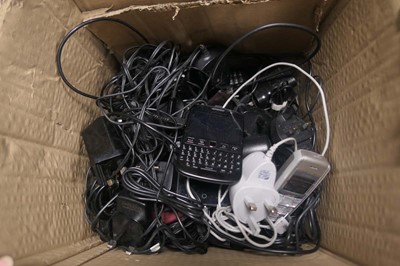 Lot 2204 - Box containing a Blackberry mobile phone and...