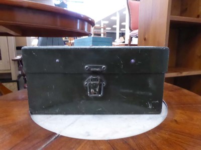 Lot 5107 - Metal military box