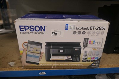 Lot 2214 - Epson Eco Tank ET2851 printer, boxed