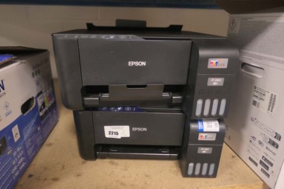 Lot 2215 - Unboxed Epson Ecotank ET2862 printer together...