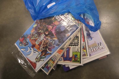 Lot 2227 - Bag containing Marvel and other comics,...