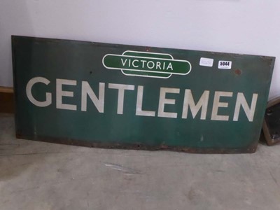 Lot 5044 - Painted Victoria Gentleman sign