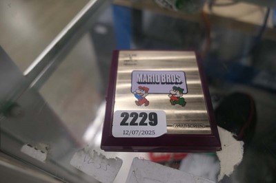 Lot 2229 - Game and watch Mario Brothers game - the...