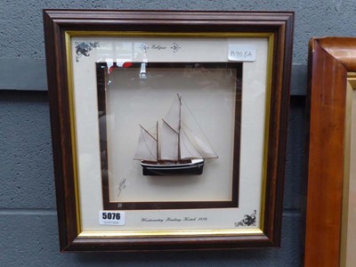 Lot 5076 - Wall hanging with trading ketch