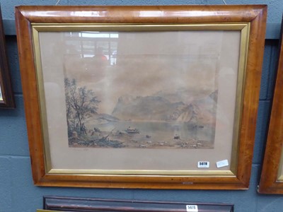 Lot 5078 - Pair of prints, Ellesmere Lake and Windermere...
