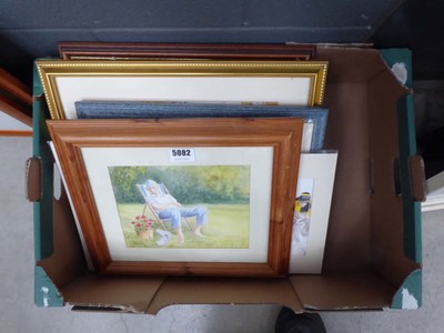 Lot 5082 - Quantity of watercolours, to include bumble...