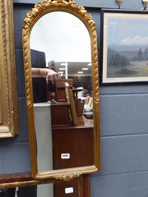Lot 5089 - 2 mirrors in gilt and copper painted frames