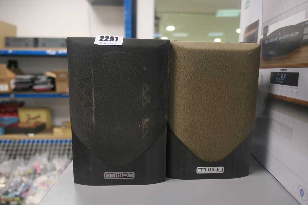Lot 2291 - Pair of Mission M30 speakers
