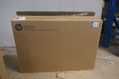 Lot 2330 - HP P22G521.5" diagonal monitor, boxed