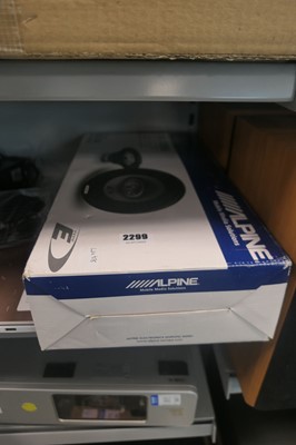 Lot 2299 - Boxed Alpine SXE2035S coaxial three way...