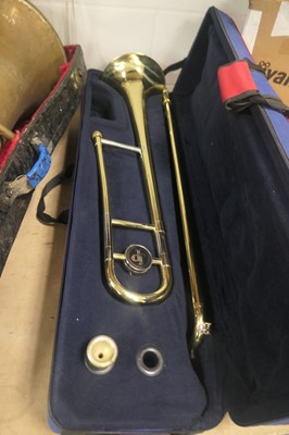 Lot 2335 - Trombone in case