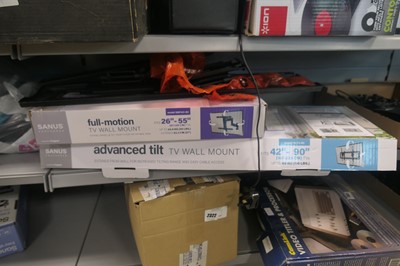 Lot 2313 - Selection of Sanus TV wall mounts