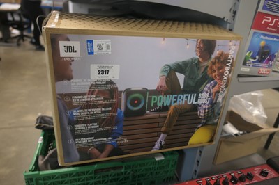 Lot 2317 - JBL Harman party box encore bluetooth speaker,...
