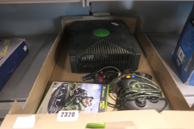 Lot 2320 - Xbox along with controller and Halo Combat...