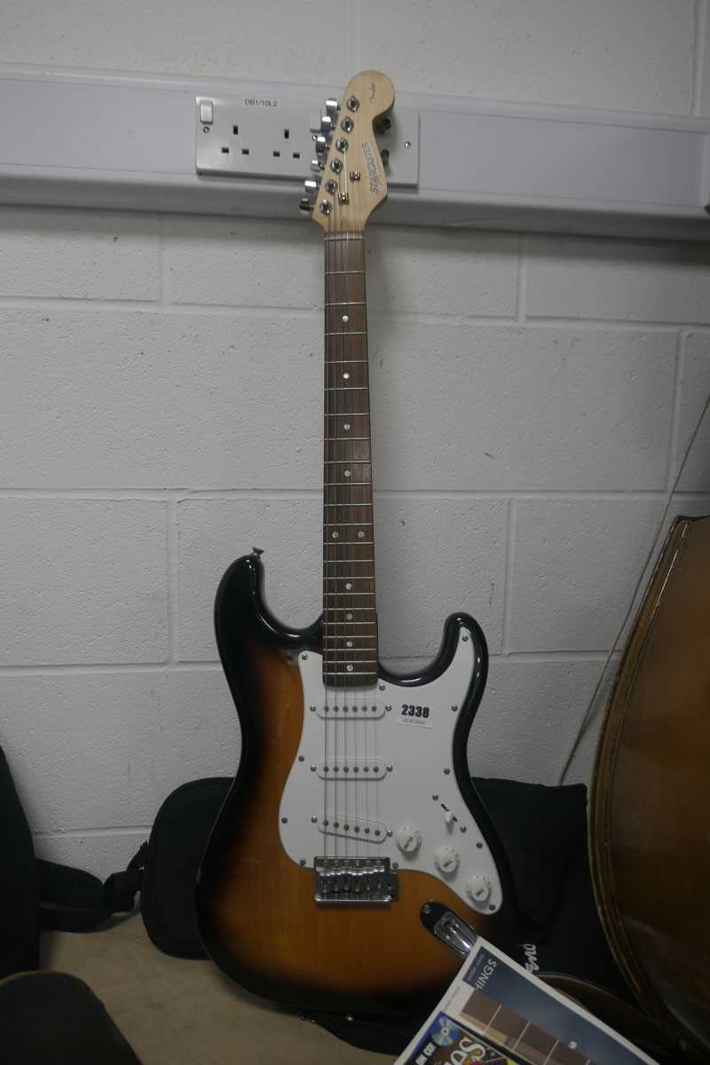 Lot 2338 - Fender Starcaster 6 string electric guitar in...