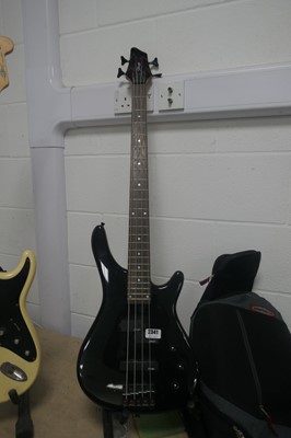 Lot 2341 - Stagg 4 string bass guitar in black