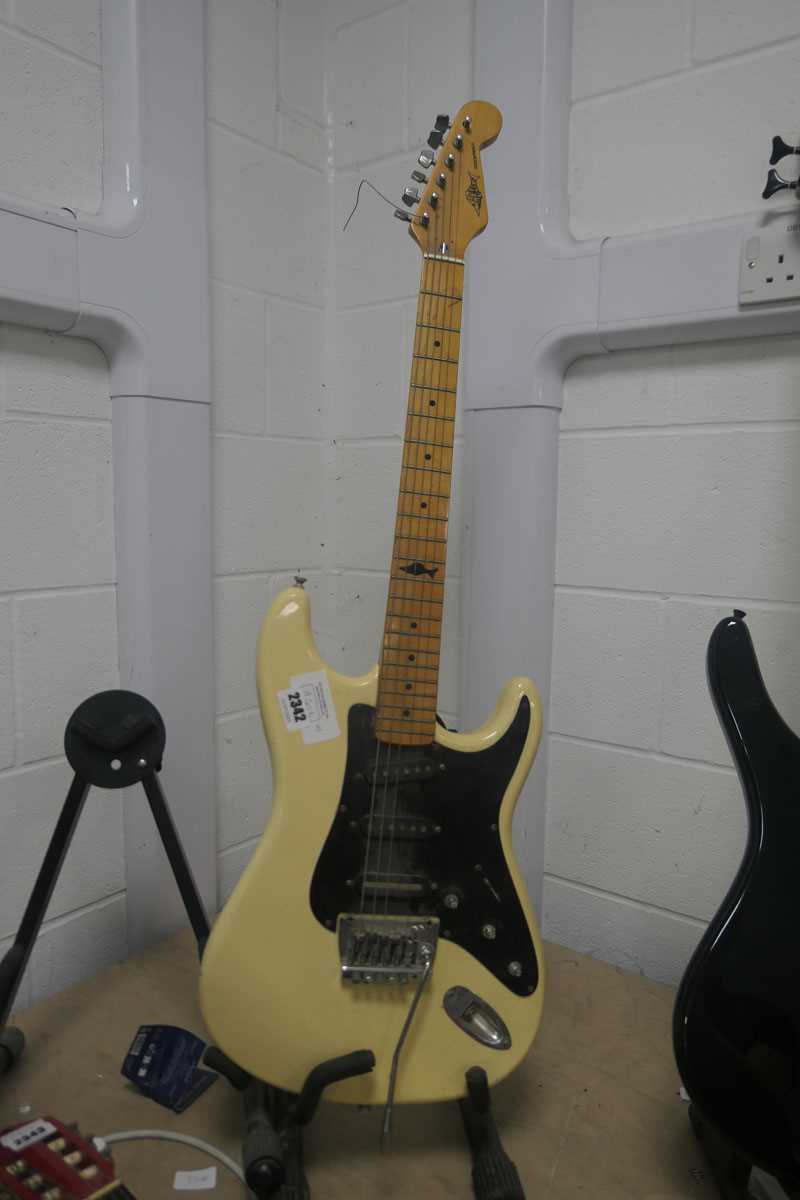 Lot 2342 - Marlin side winder 6 string electric guitar in...