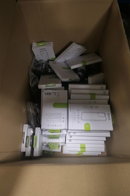 Lot 2349 - Box containing phones, phone cases, etc