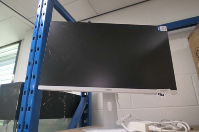 Lot 2354 - MSI 27" monitor model no. 274QRW