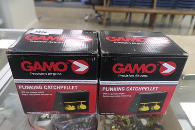 Lot 2378 - Pair of Gamo precision air gun plinking catch...