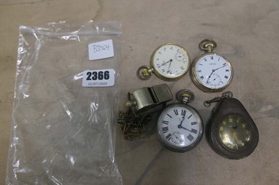Lot 2366 - Bag containing various pocket watches