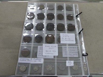 Lot 2392 - A collection of American and British coinage,...
