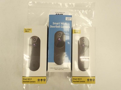 Lot 2012 - 3x smart WiFi doorbell cameras
