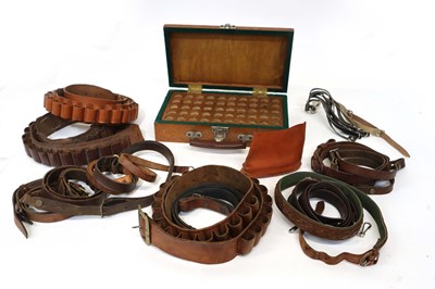 Lot 1095 - Wooden cartridge box for 50x 12 bore...