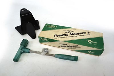 Lot 2894 - RCBS Uniflow Powder Measure, boxed, together...