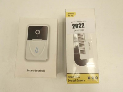 Lot 2022 - 2x smart doorbell cameras