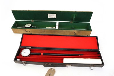 Lot 1102 - Scholl bore gauge in fitted case, together...
