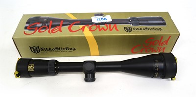 Lot 1206 - Nikko Sterling Gold Crown 4.5-14x50AO rifle...