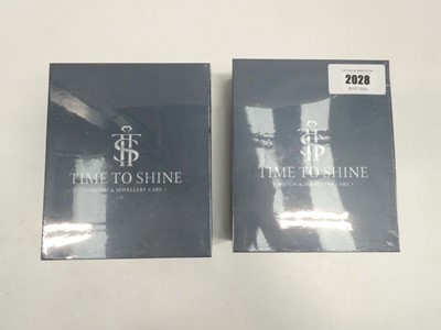 Lot 2028 - 2x sealed 'Time to Shine' jewellery and watch...