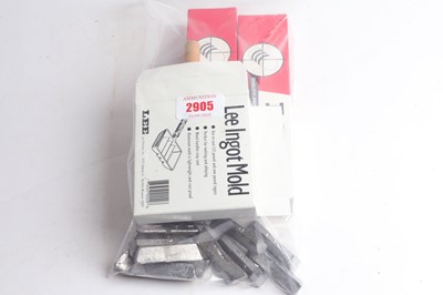 Lot 2905 - 2x Lee bullet moulds, boxed, Lee ingot mould...