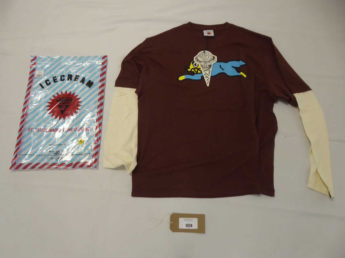 Lot 1324 - Billionaire Boy's Club Ice Cream brown running...