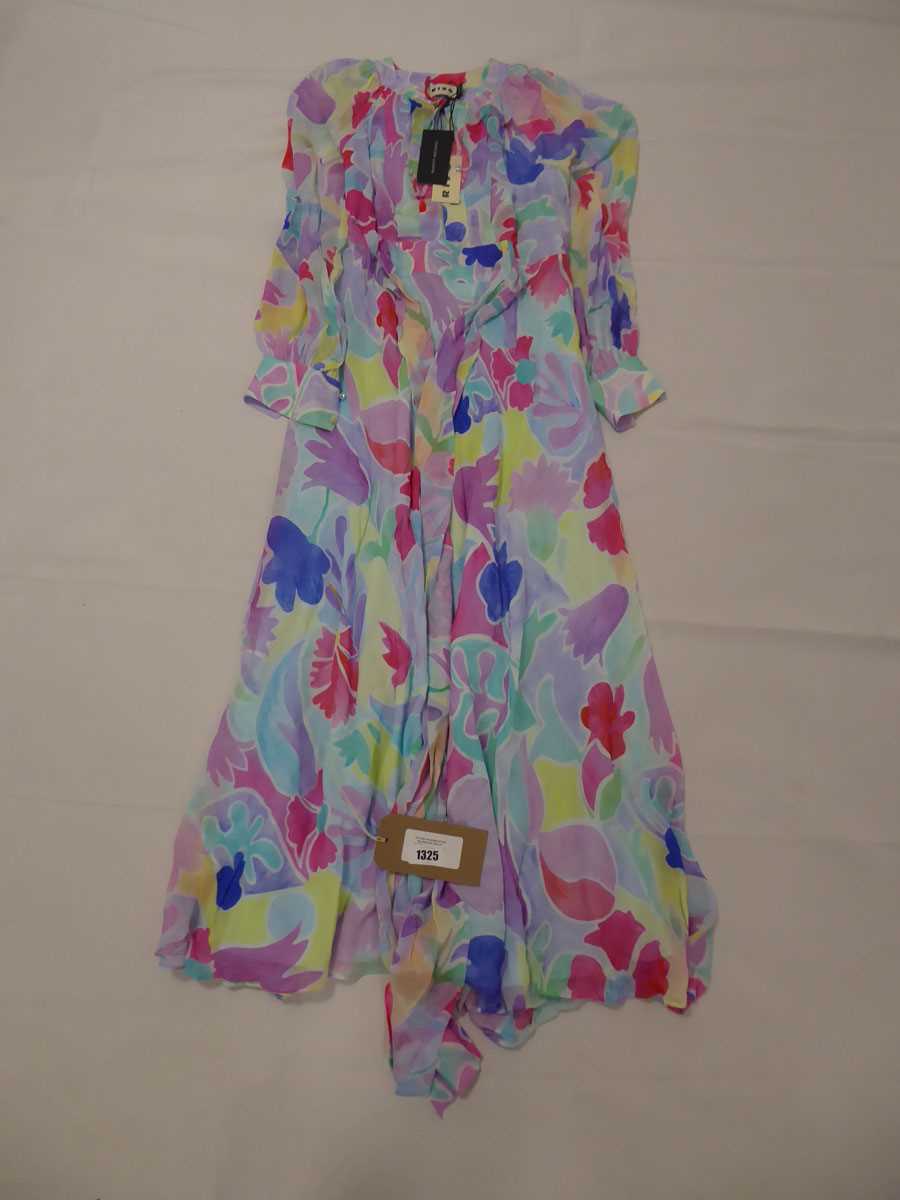 Lot 1325 - Rixo aero abstract tulip dress size 8