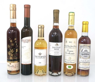 Lot 264 - 6 half bottles of Dessert wines, 1x Chateau de...