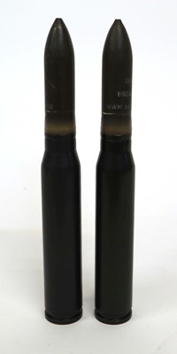 Lot 2629 - 2x inert 20mm break-up cartridges