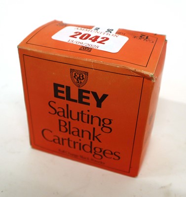 Lot 2042 - 49x Eley 12 bore Saluting Blank cartridges in...