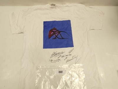 Lot 2032 - Seb Lowe 'The London Song' signed t-shirt