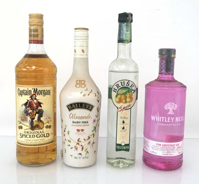 Lot 42 - 4 bottles, 1x Whitley Neill Pink Grapefruit...