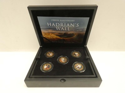 Lot 2039 - 1900th Anniversary of Hadrian's Wall Silver...